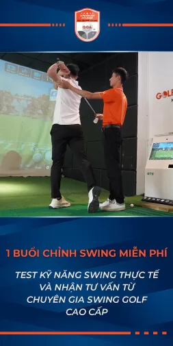 Ưu đãi chỉnh swing miễn phí ở học viện golf GGA từ Topgolfbiz
