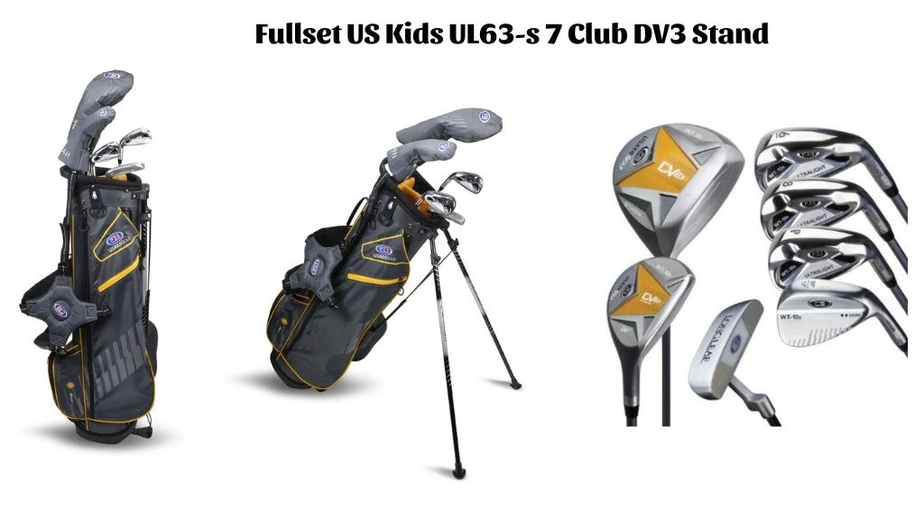 Fullset gậy golf cho bé US Kids UL63-s 7 Club DV3 Stand