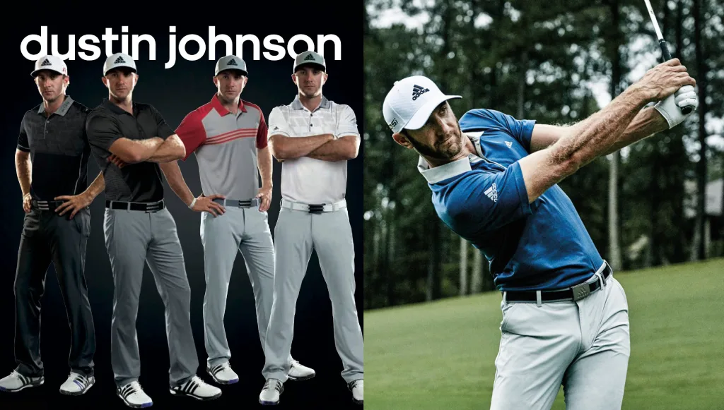 Dustin Johnson là đại sứ lớn nhất và thành công nhất của Adidas