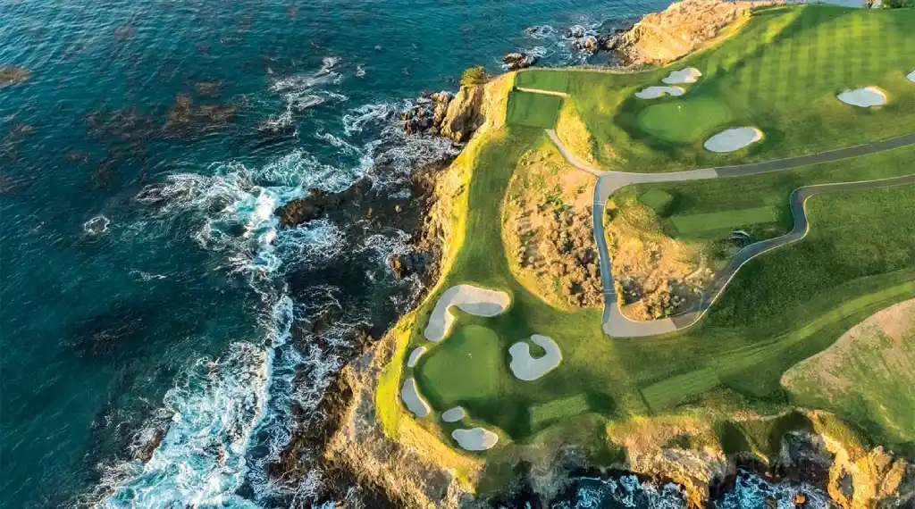 Hình ảnh sân golf đẹp nhất thế giới Pebble Beach Golf Links