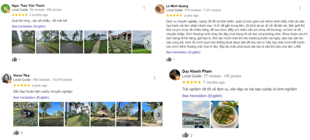 Review sân golf Thủ Đức