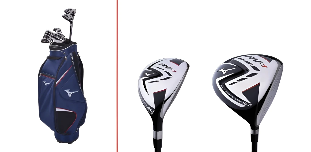 Bộ gậy golf Mizuno RV7 - chống bong chóc với lớp sơn cao cấp
