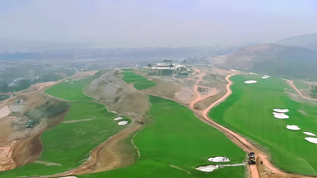 Sân golf Việt Yên đang trong quá trình hoàn thành dự án