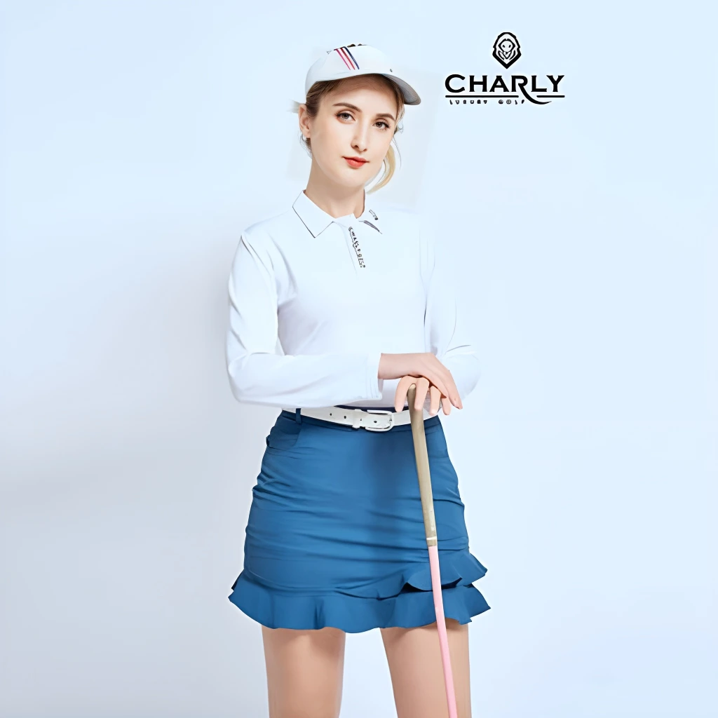 Sản phẩm váy Golf Charly Rose Luxury Xanh