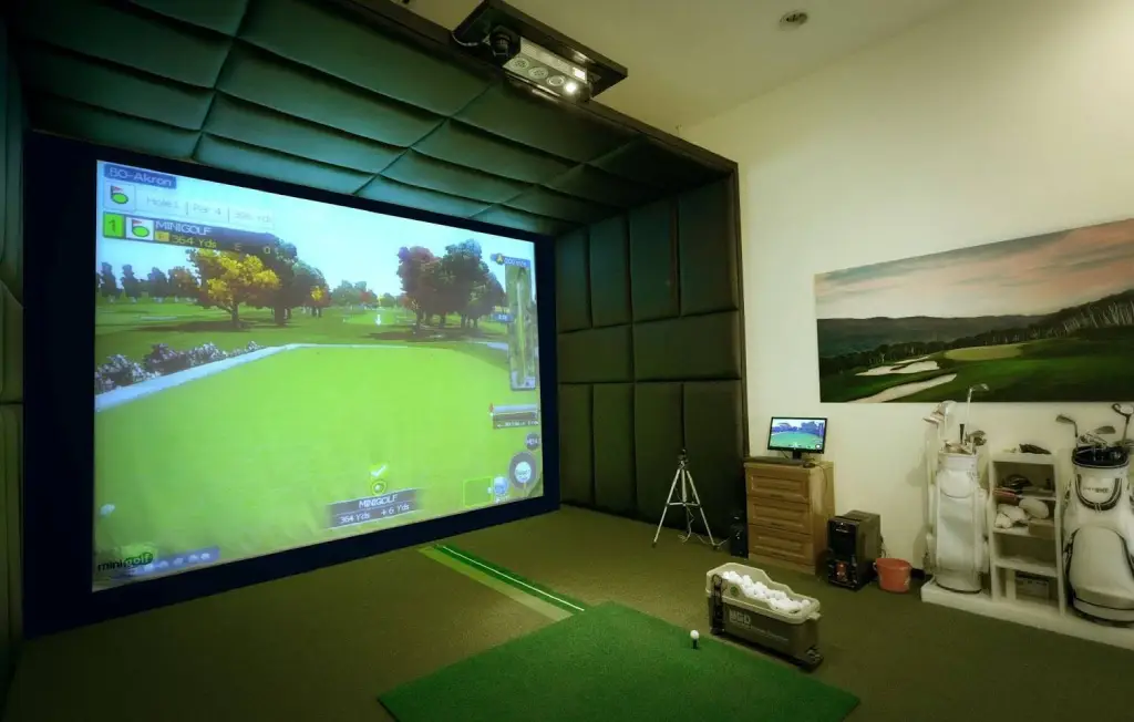 Phòng tập golf 3D tại sân tập Chí Linh Vũng Tàu