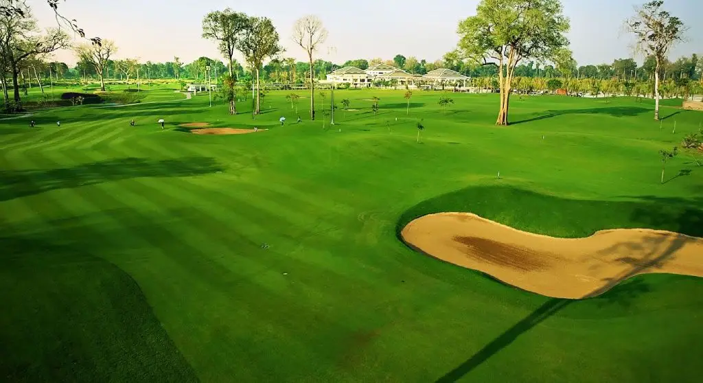 Sân golf Mê Kông Bình Dương được đánh giá cao về thiết kế độc đáo.