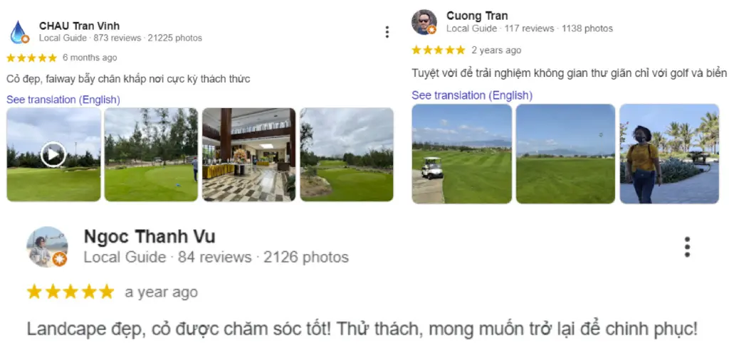 Các golfer đánh giá tốt về sân FLC Quy Nhơn