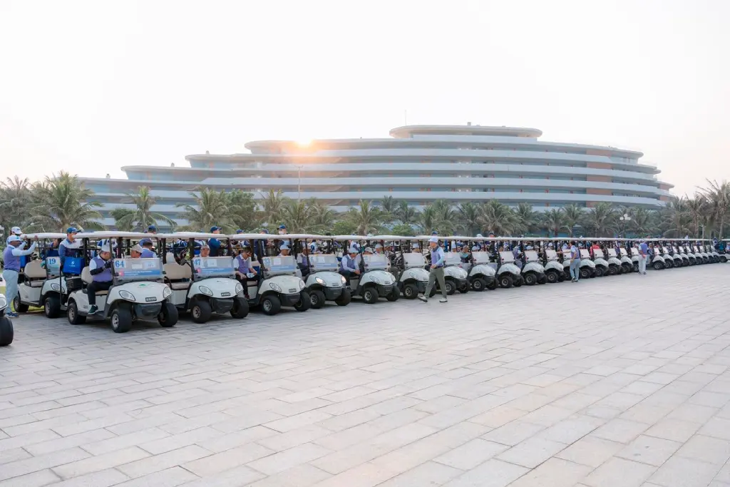 Lượng xe điện lớn đảm bảo nhu cầu golfer