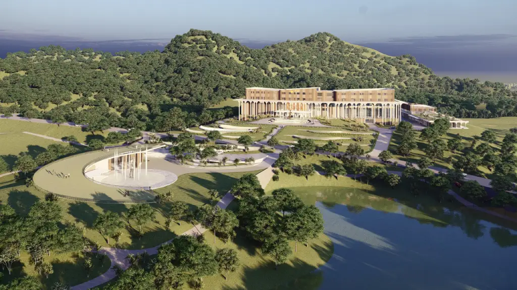 Sân golf và tòa clubhouse mang vẻ đẹp lịch sử Việt