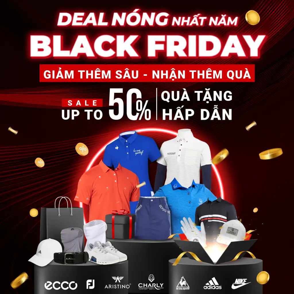 Thời trang golf giảm giá đến 50%