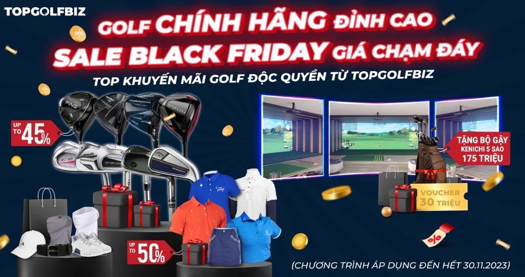 Chương trình sale off golf black friday của TOPGOLFBIZ