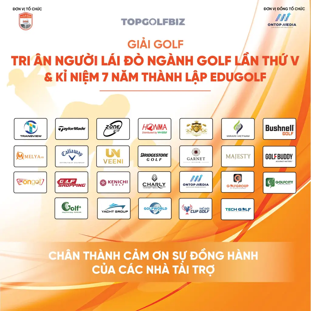Trân thành cảm ơn các đơn vị tài trợ và đồng hành cùng giải
