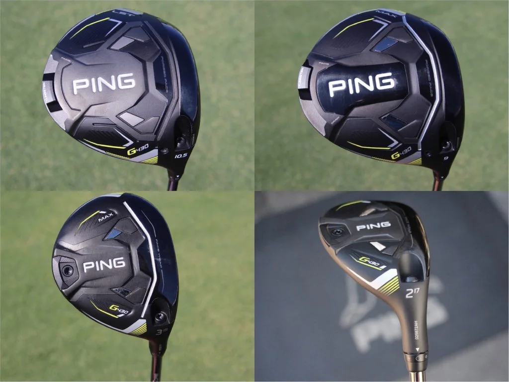 Ping G430 ver ngoài mạnh mẽ với tone màu đen sang trọng