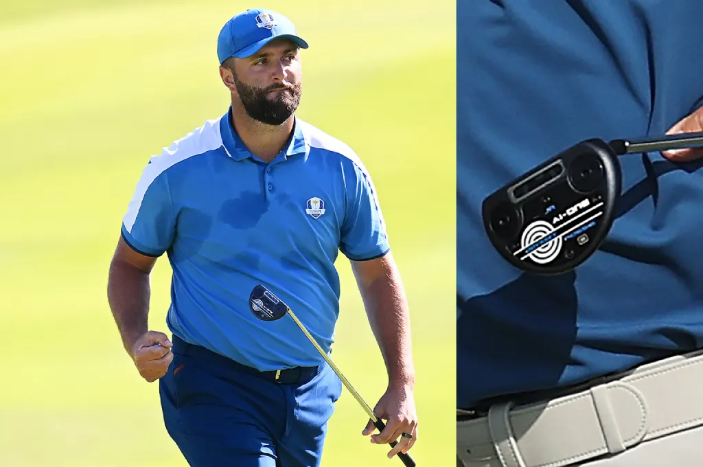 Jon Rahm đã sử dụng gậy putter Odyssey AI 1 vào cuối năm 2023