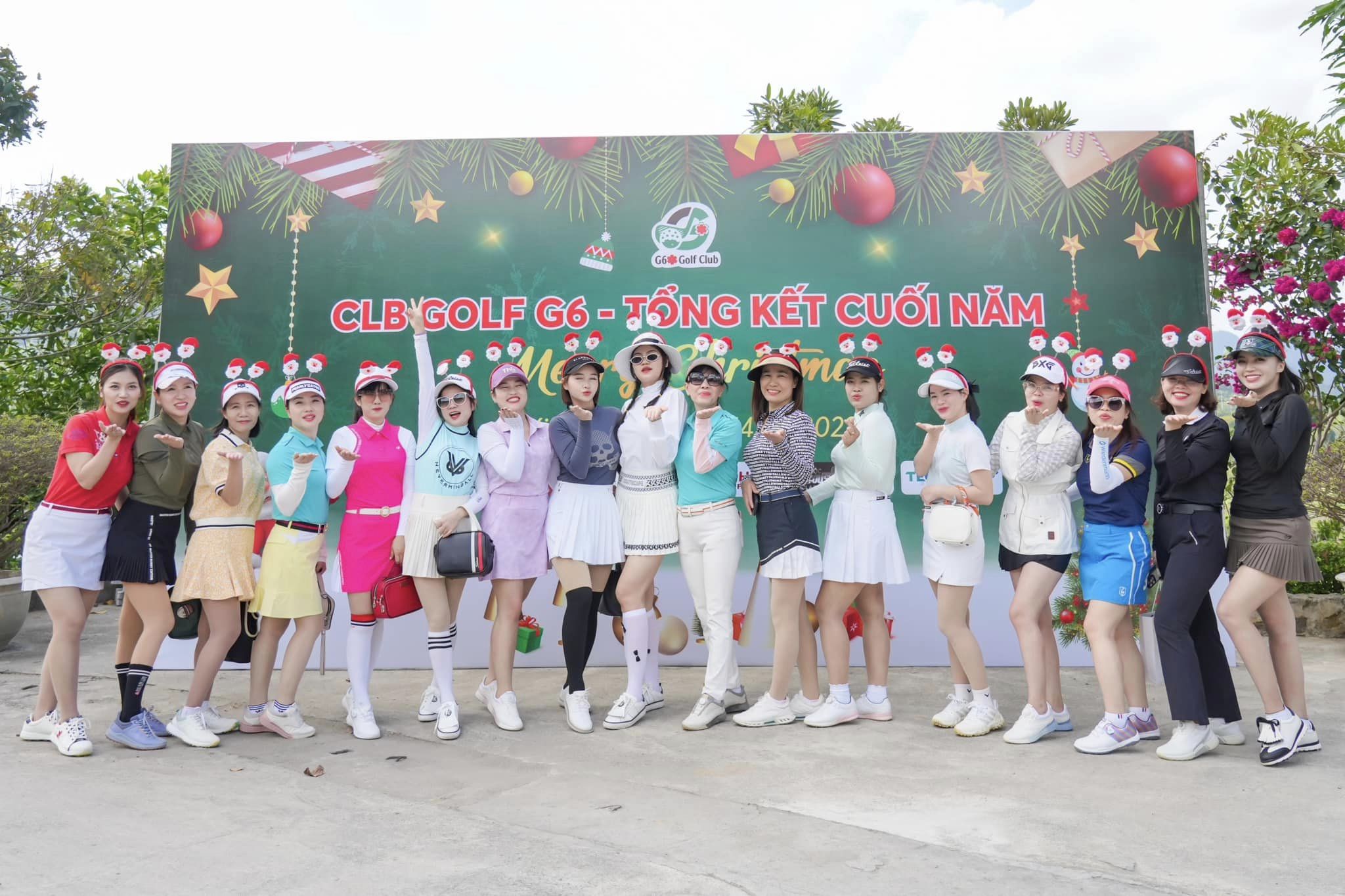 Hội viên check in tại giải golf G6 nhân dịp cuối năm