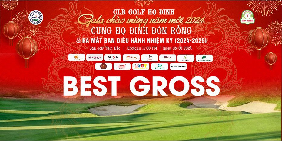 Giải golf "Cùng họ Đinh đón Rồng" 2024 nhận được sự tài trợ từ nhiều đơn vị liên ngành
