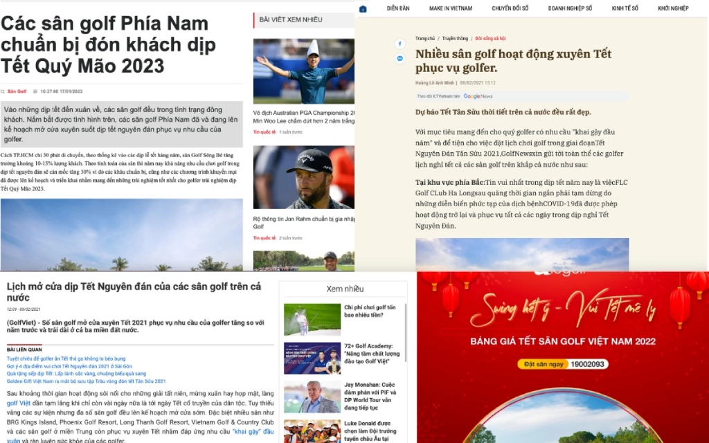 Tình trạng golfer "đổ xô" học golf, tập golf dịp cuối năm