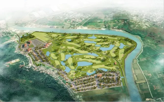 Toàn cảnh dự án sân golf An Lão Hải Phòng