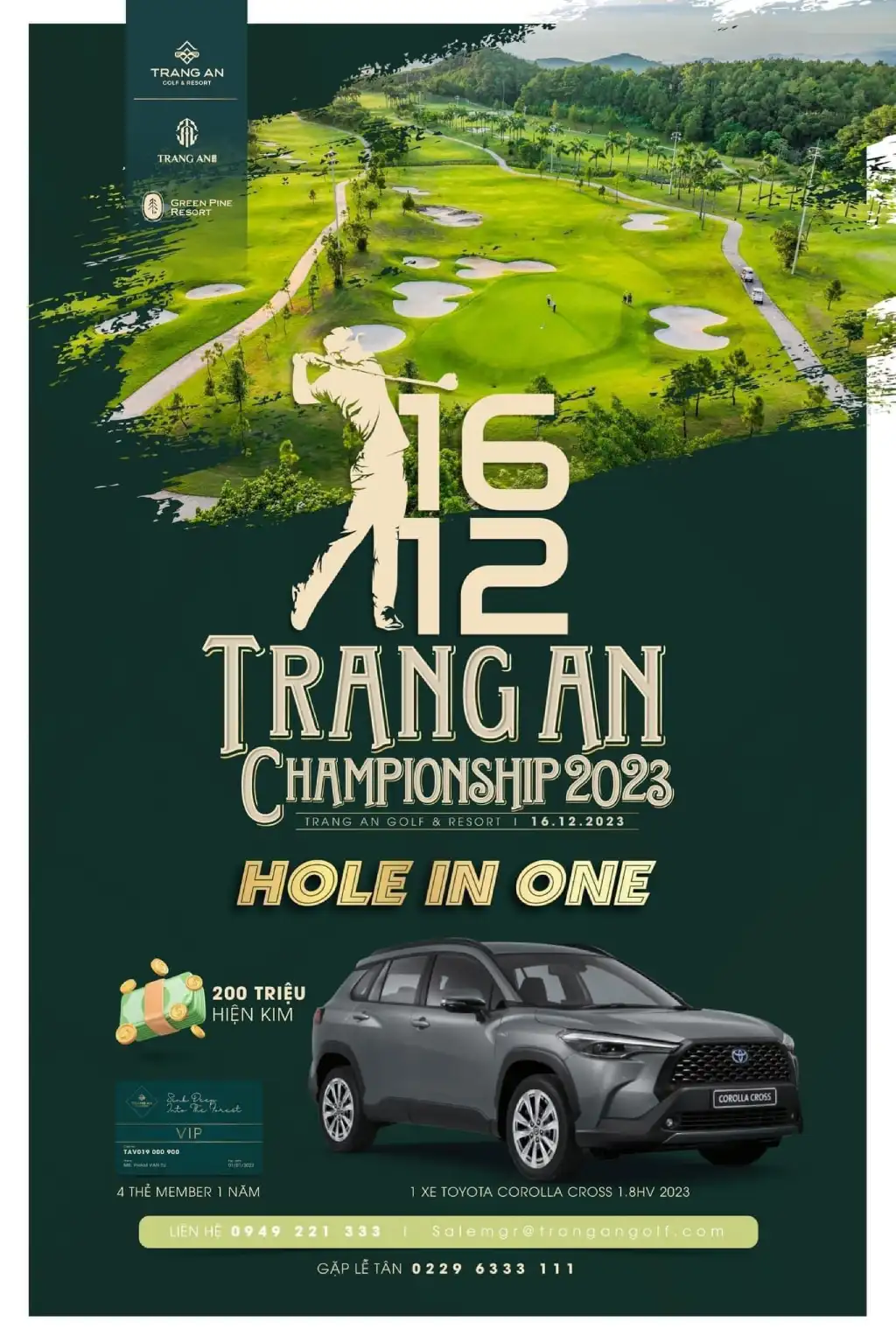 Giải thưởng HIO giá trị dành cho golfer tham dự xuất sắc