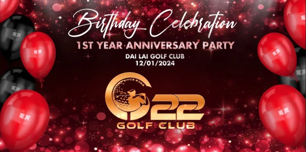 Giải golf CLB G22 mừng 1 tuổi sắp diễn ra tại sân golf Đại Lải