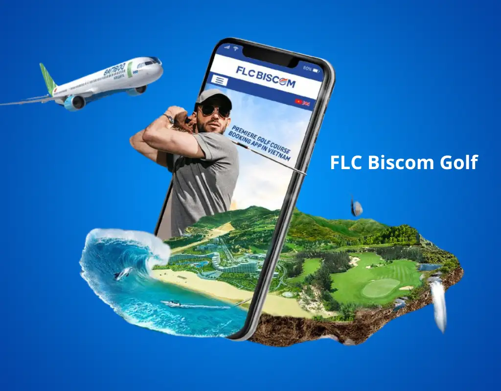 App đặt sân golf online FLC Biscom Golf