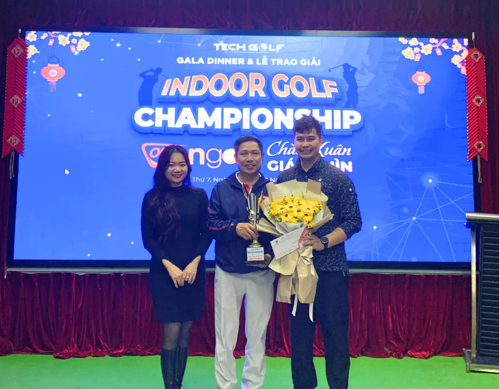 Bế mạc giải Indoor Golf Championship, chúc mừng golfer Vũ Anh Dũng xuất sắc giành ngôi vô địch