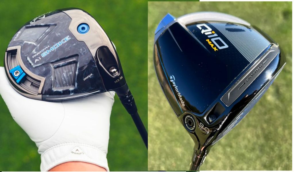 hình ảnh gậy callaway ai smoke với taylormade qi10