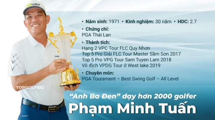 Review HLV golf Phạm Minh Tuấn