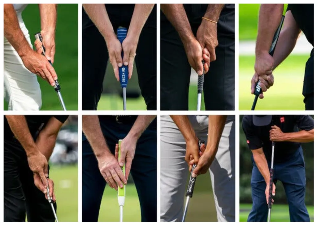 Có rất nhiều cách cầm gậy putter