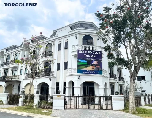 Hệ thống Golf 3D Club Tân An tọa lạc tại vị trí đắc địa, thuận lợi cho golfer di chuyển