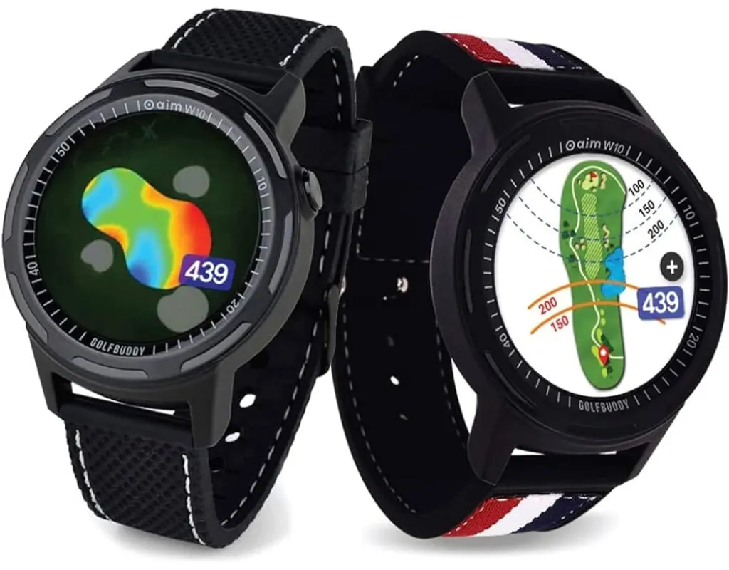 GOLFBUDDY AIM W10 với giao diện dễ dùng giúp golfer dễ dàng thao tác