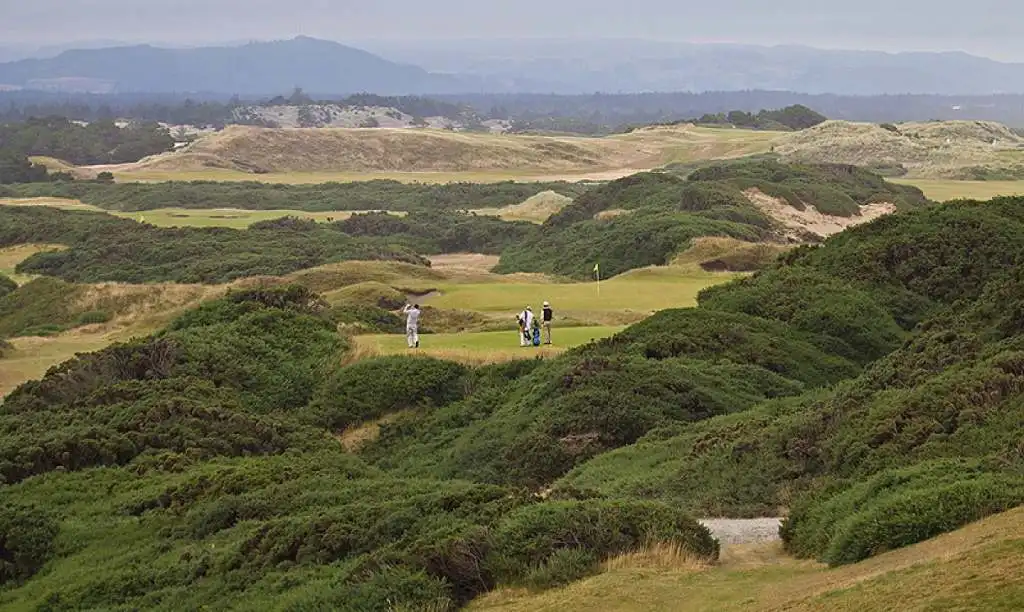 Sân Pacific Dunes là một ví dụ điển hình các thiết kế của Tom Doal