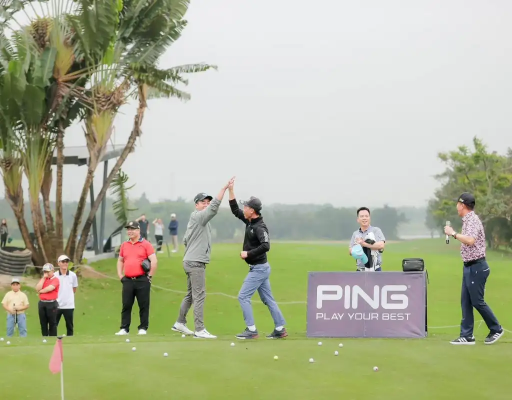 Không gian xanh mát tại sân giúp tăng trải nghiệm cho golfer
