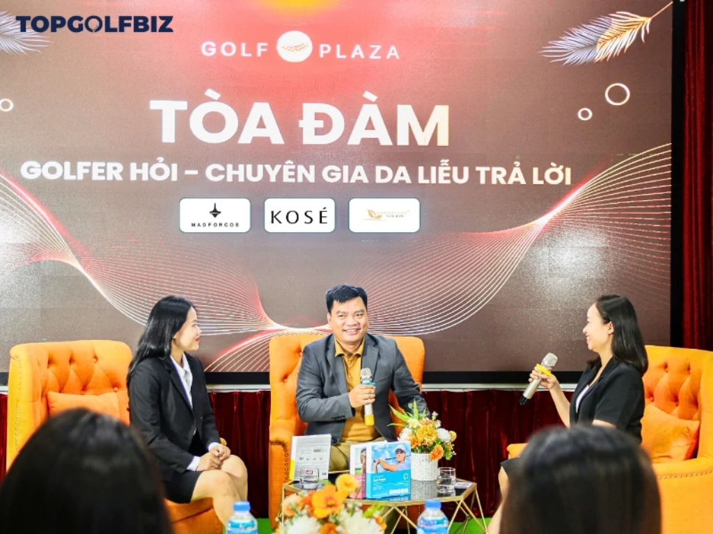 Tọa đàm “Golfer hỏi - Chuyên gia da liễu trả lời" do Vietnam Golf Plaza tổ chức đã diễn ra thành công tốt đẹp