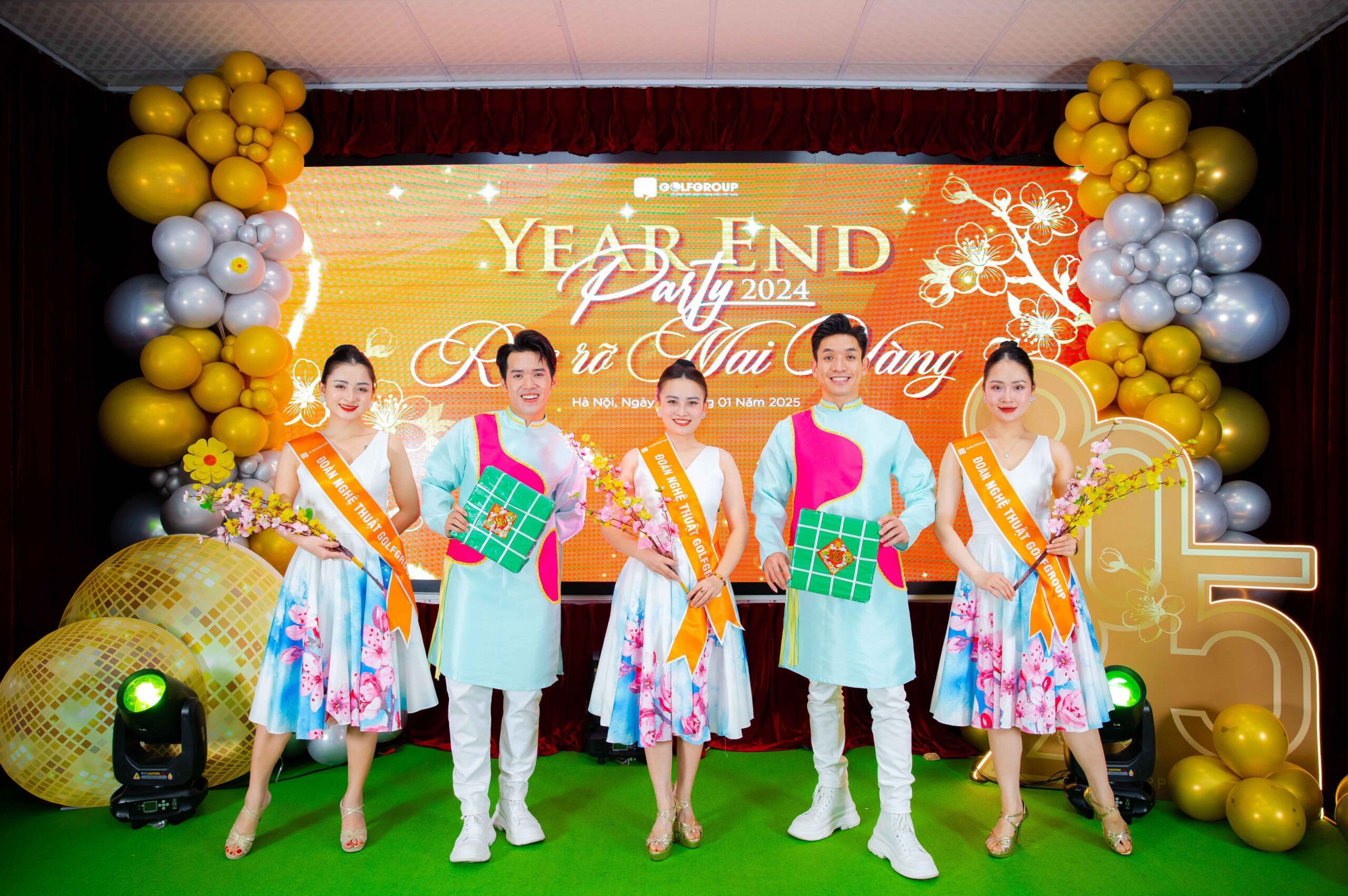 Đoàn Nghệ thuật GolfGroup trong sự kiện Tất niên 2024 của Tập đoàn.