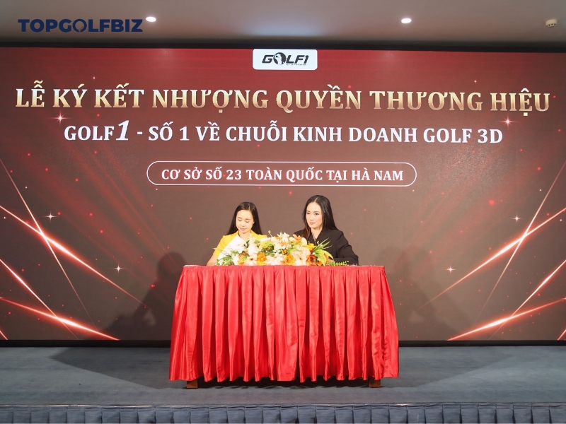 Golf1 ký kết nhượng quyền kinh doanh golf 3D cơ sở số 23 toàn quốc tại Hà Nam