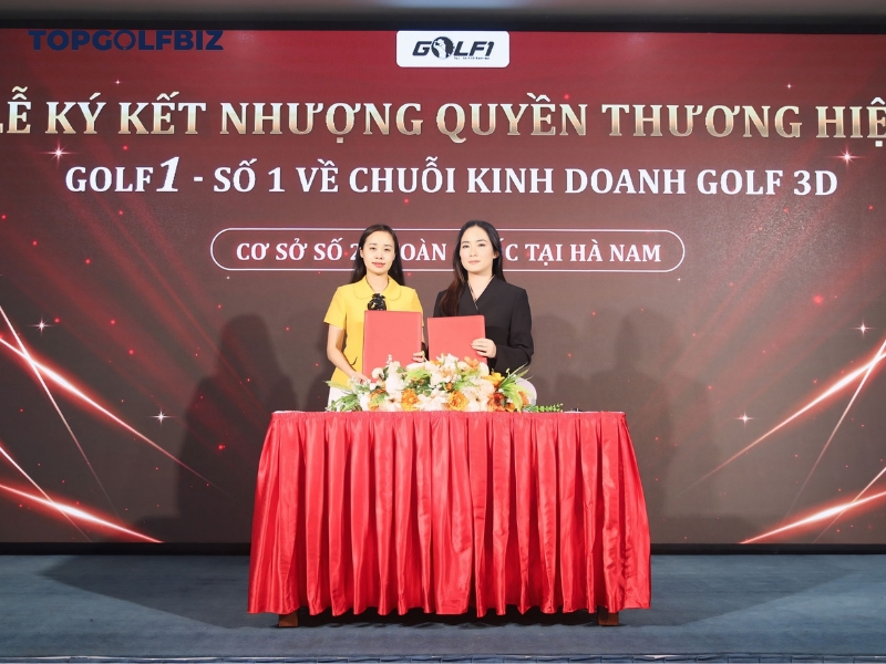 Golf1 ký kết nhượng quyền kinh doanh golf 3D cơ sở số 23 toàn quốc tại Hà Nam