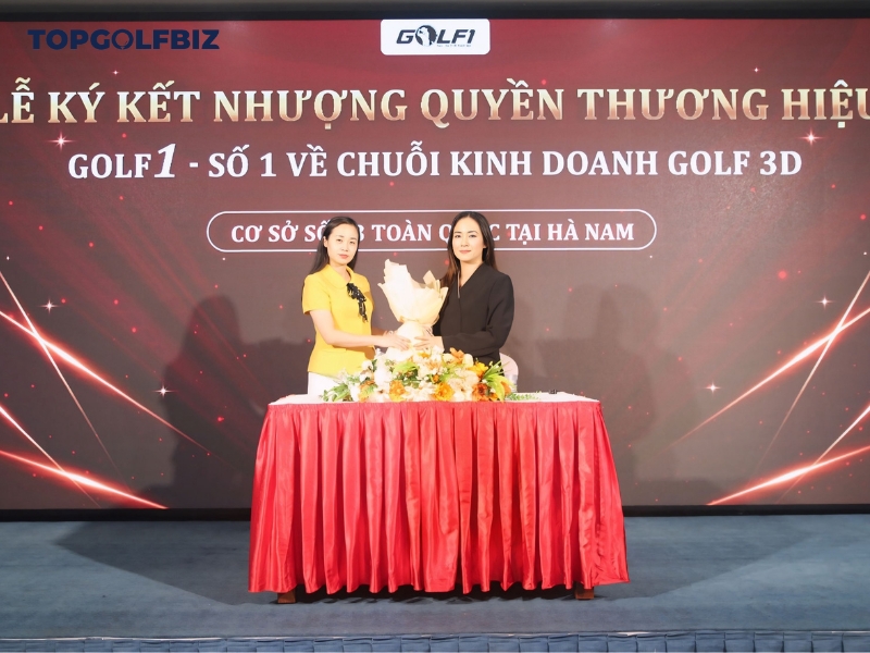 Golf1 ký kết nhượng quyền kinh doanh golf 3D cơ sở số 23 toàn quốc tại Hà Nam